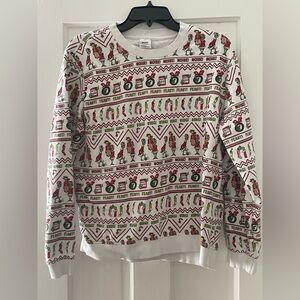 Dr. Seuss Festive Sweater featuring the grinch ladies sweatshirt medium